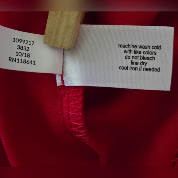 Lane Bryant Elegant Red Shift Dress - Picture 10 of 10